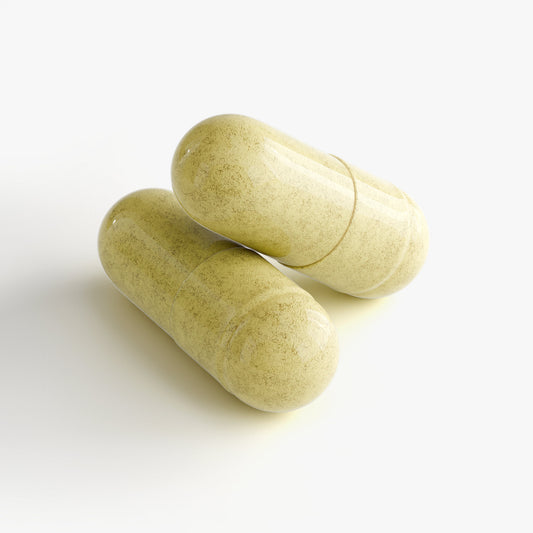 NAD+ dietary supplements in capsule form for cellular energy and metabolic support.