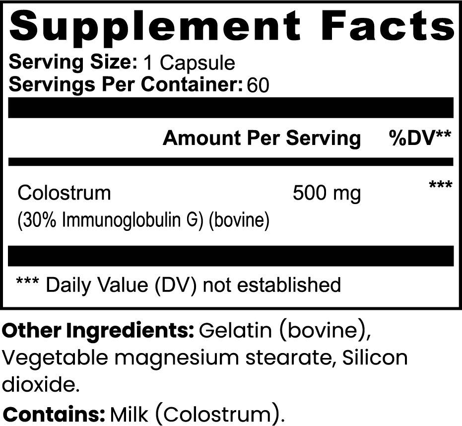 Colostrum Capsules | Foundational Health