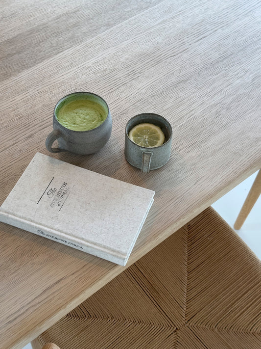 Boost Your Immunity with Atelier Silente's Fermented Mushroom Blend served in mugs on a wooden table.