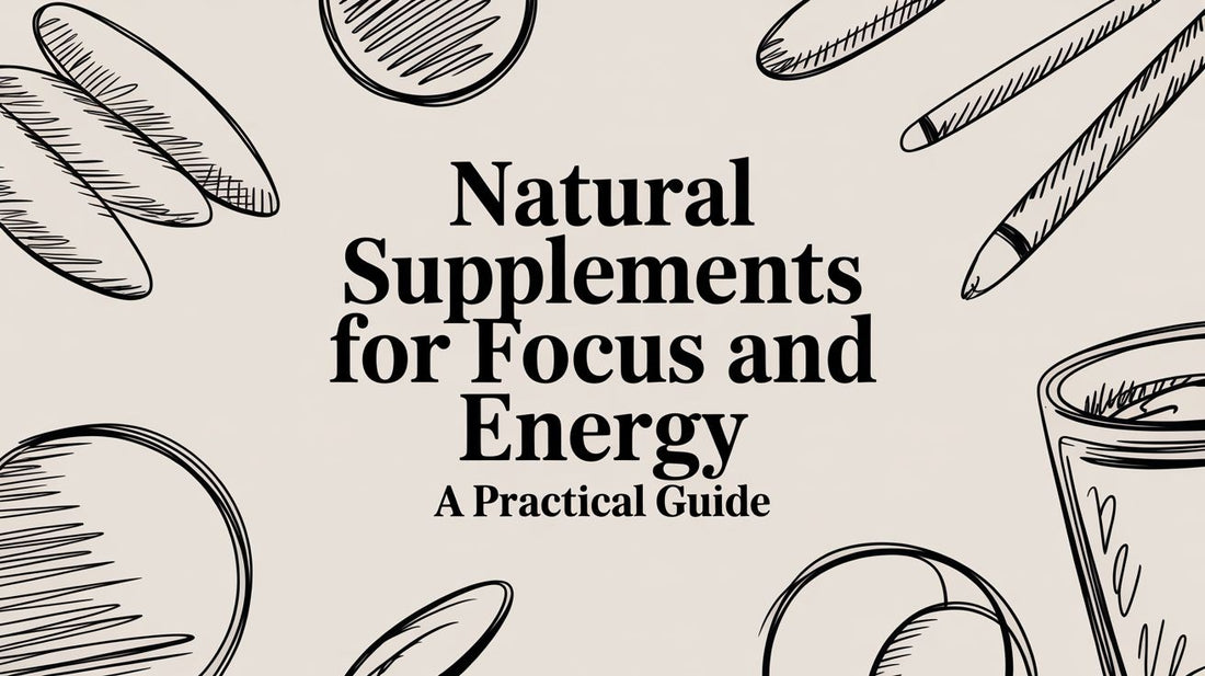 Natural Supplements for Focus and Energy A Practical Guide