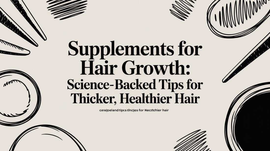 Supplements for hair growth: Science-backed tips for thicker, healthier hair