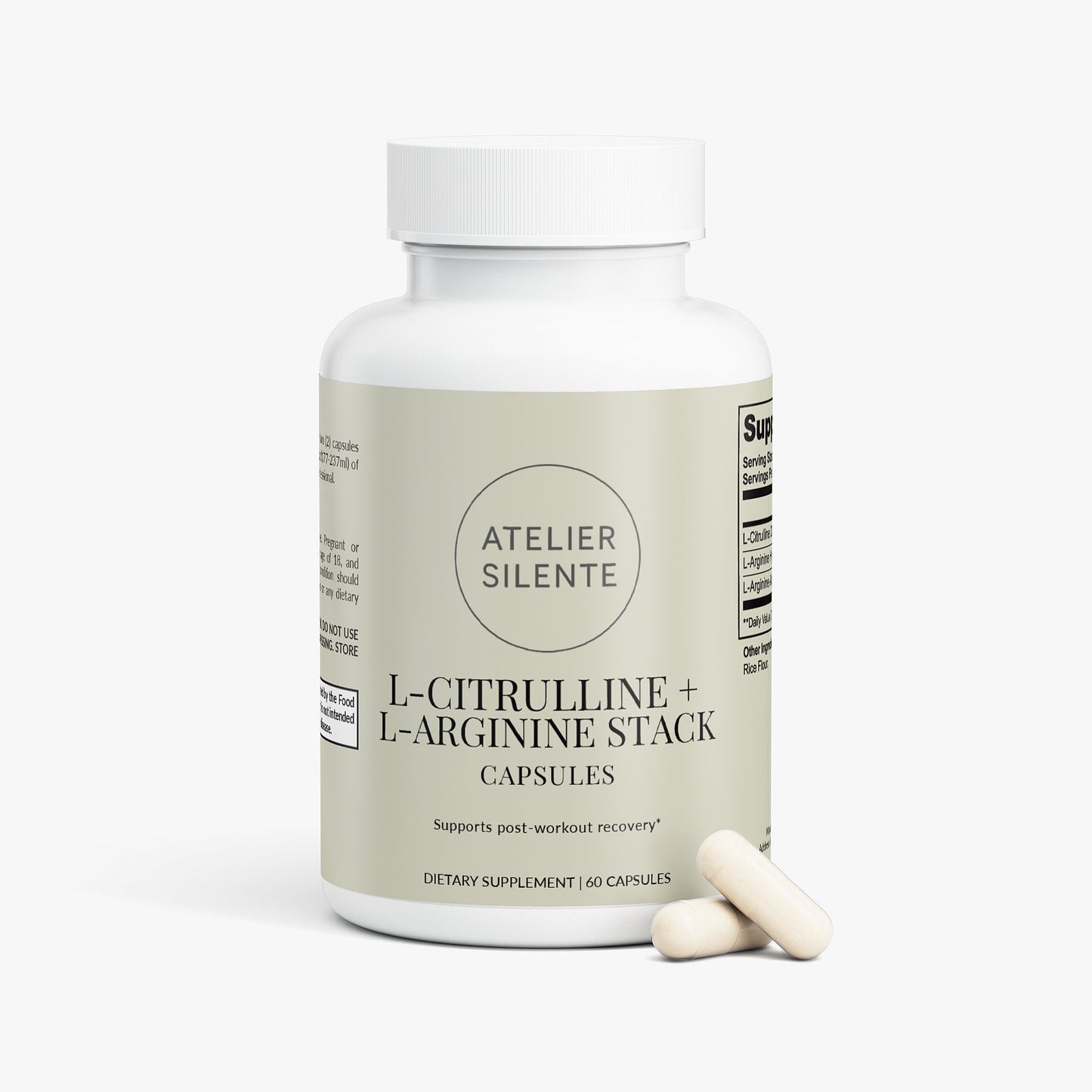 L-Citrulline & L-Arginine Stack | Physical Endurance + Nutrient Flow