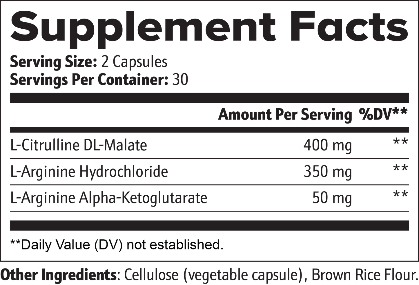 L-Citrulline & L-Arginine Stack | Physical Endurance + Nutrient Flow